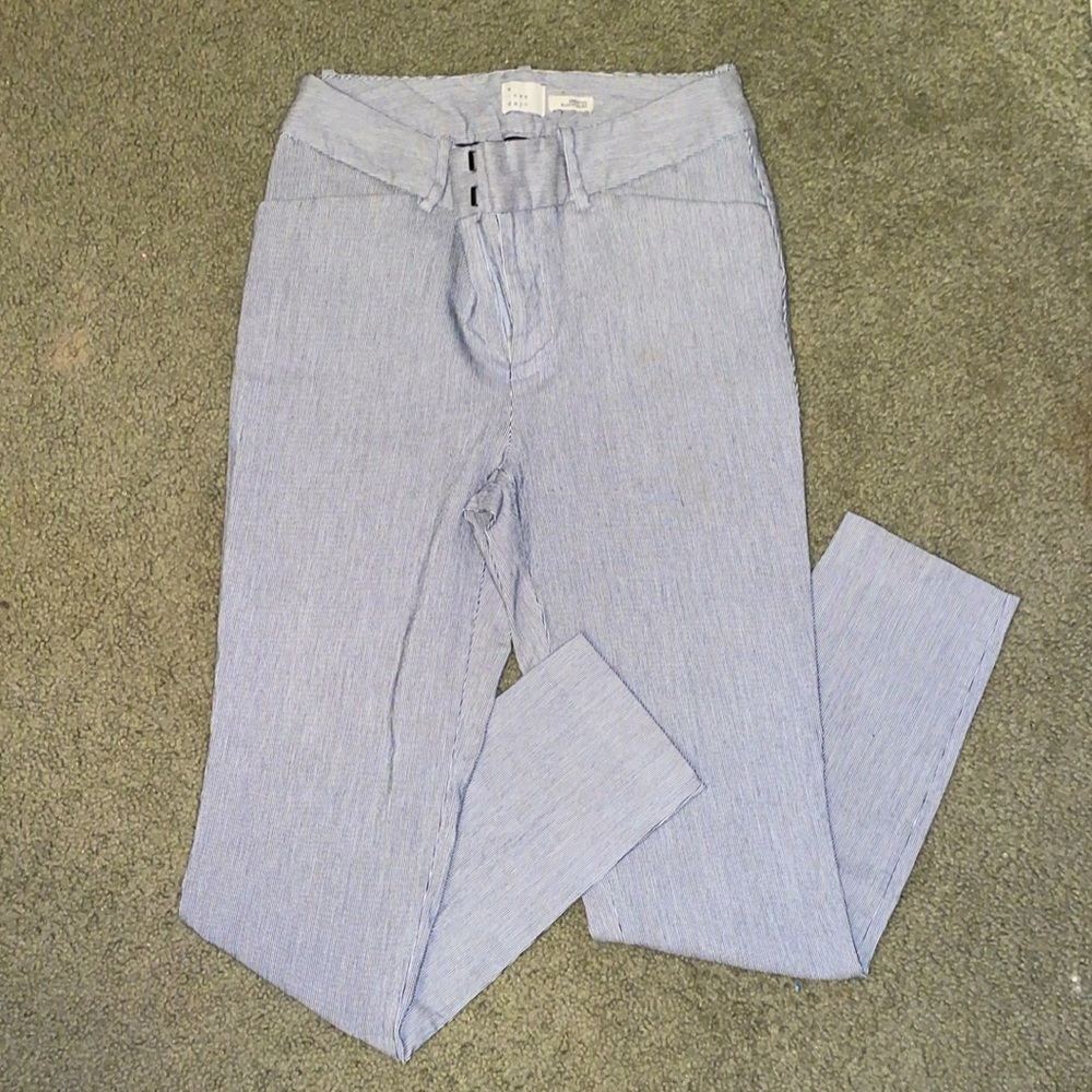 A new day size 2 stretchy black and white dress pants